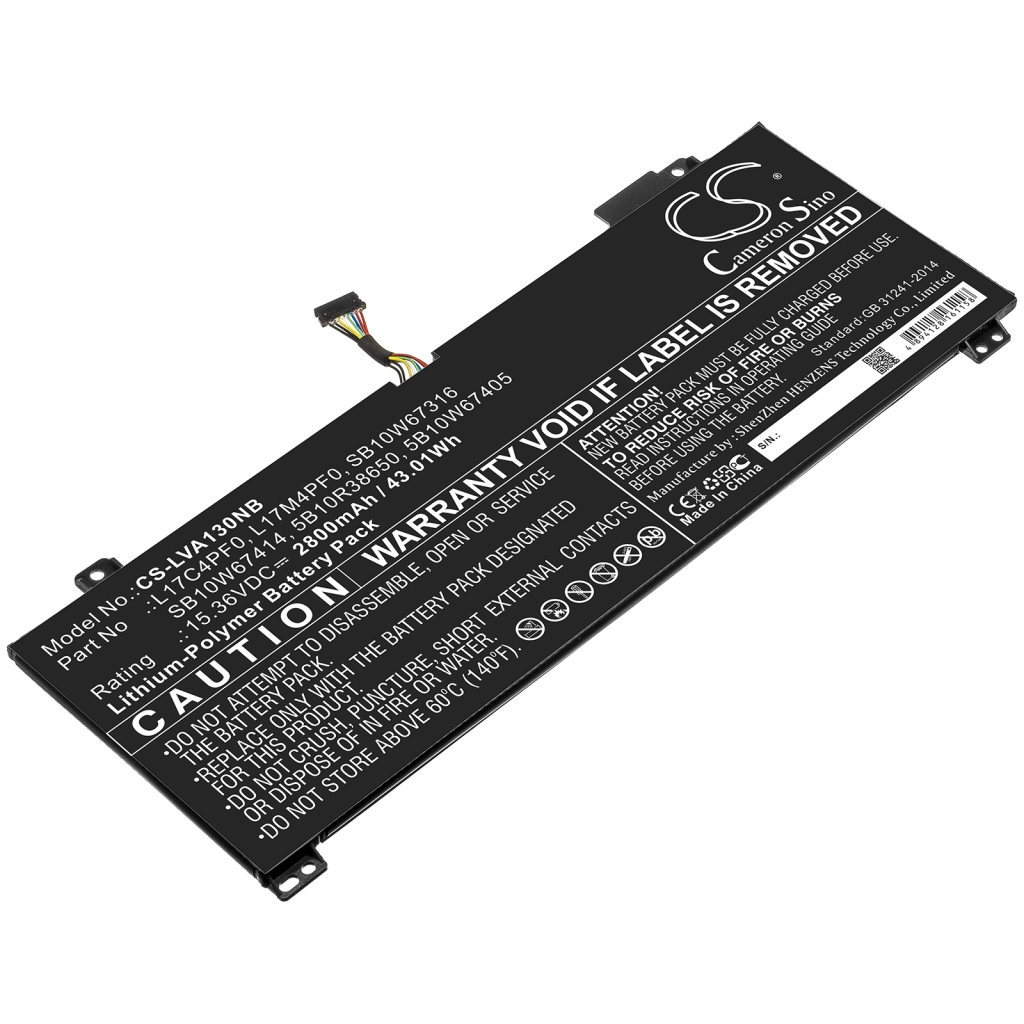 Batterier till bärbara datorer Lenovo CS-LVA130NB