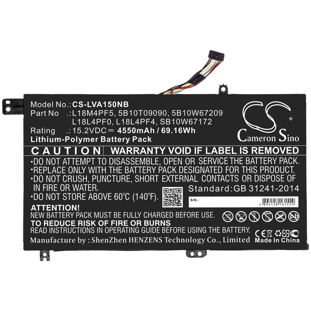 Battery Replaces 5B10W67209