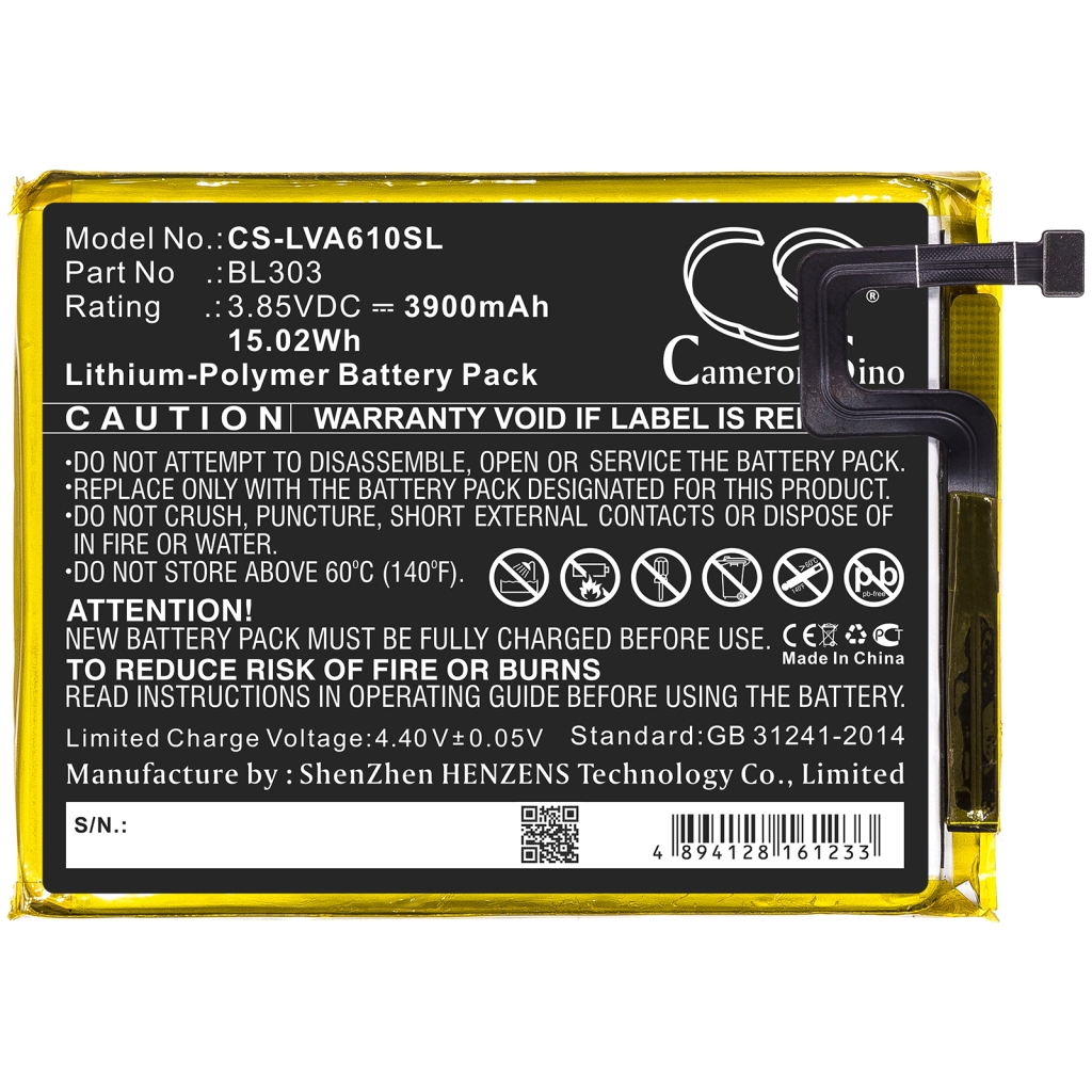 Batterier Ersätter L19041