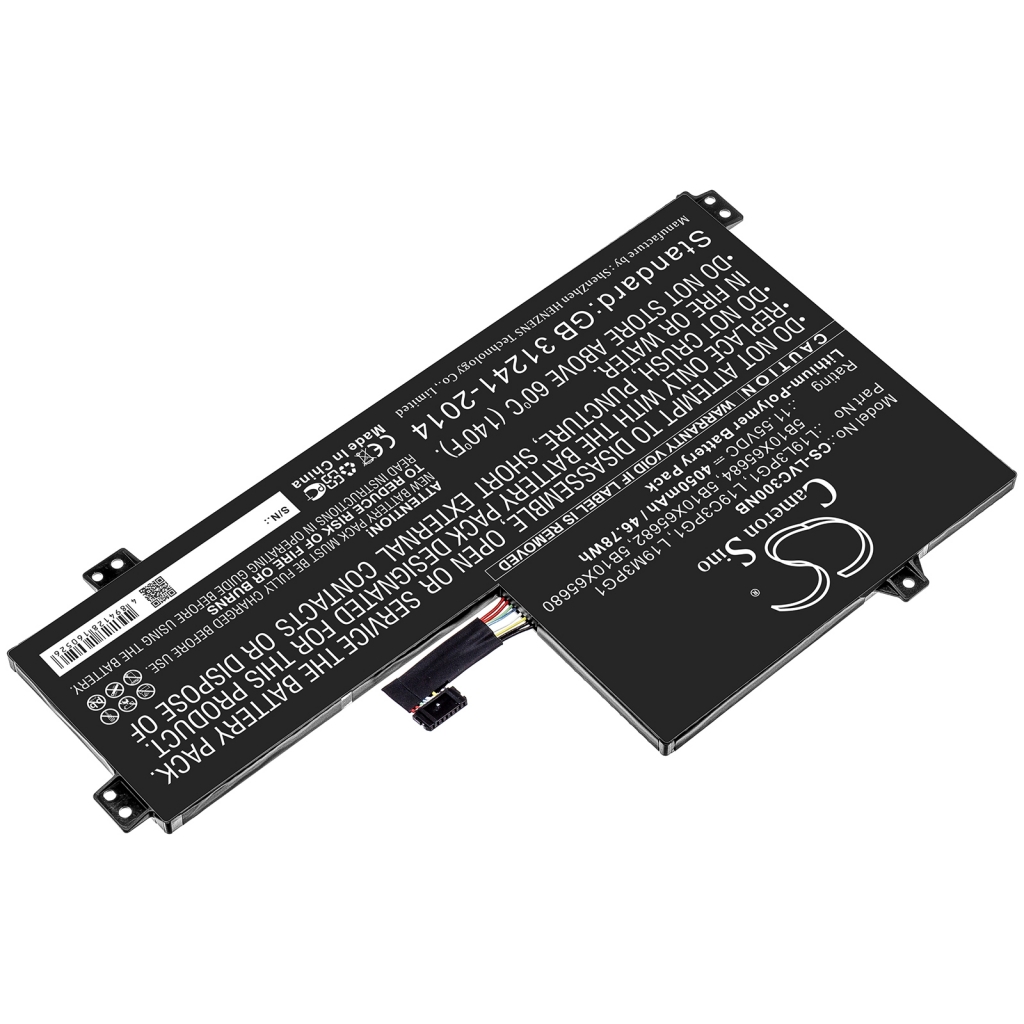 Batterier Ersätter Chromebook S340-14 Touch(81V30002)