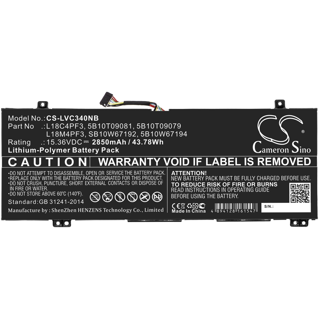 Battery Replaces 5B10T09079