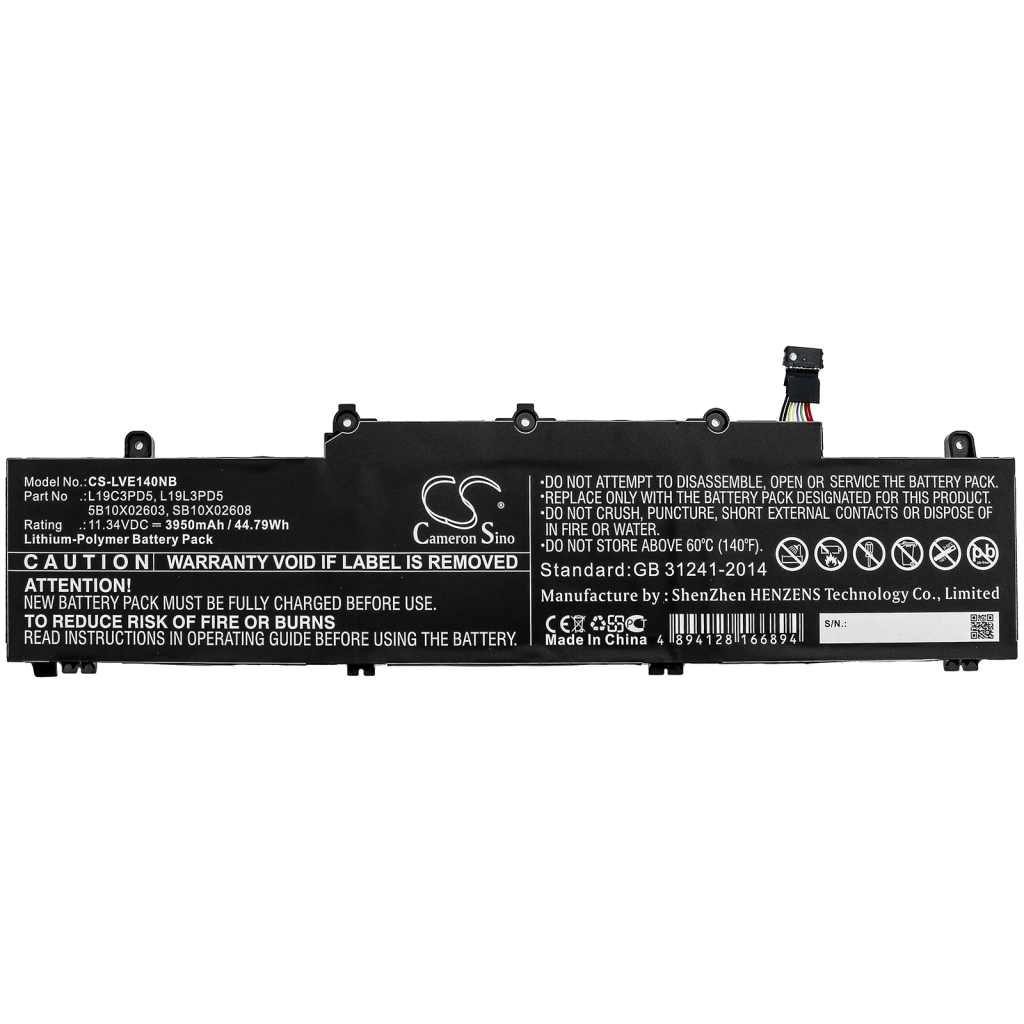 Battery Replaces 5B10X02603