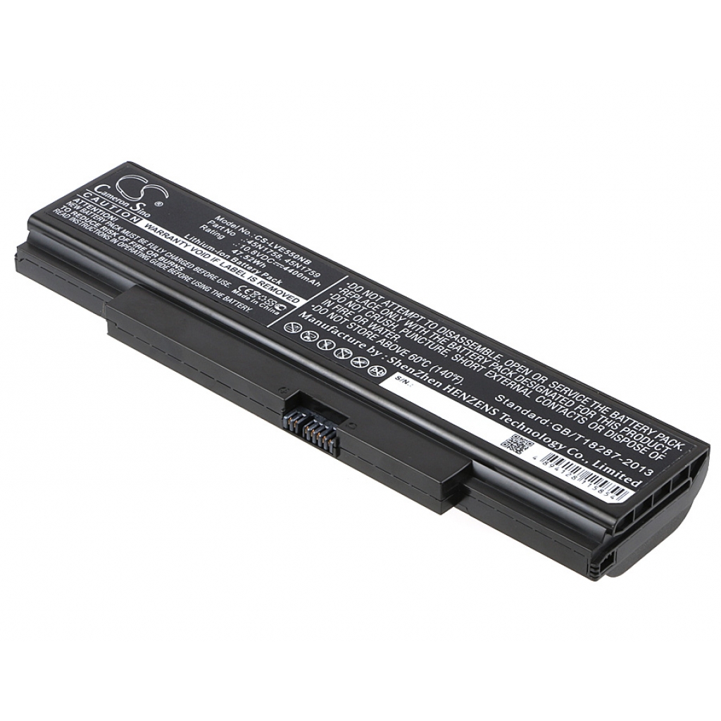 Batterier Ersätter ThinkPad E550(20DFA04FCD)