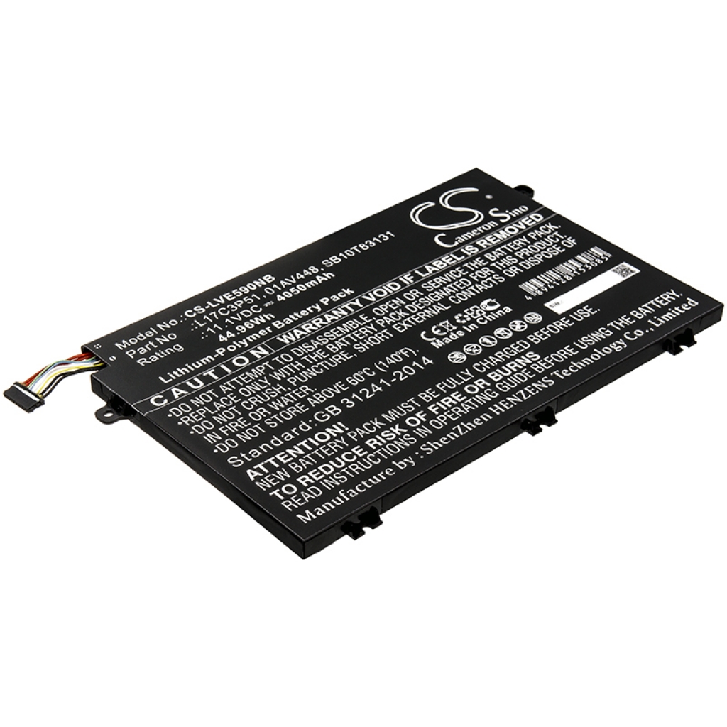 Batterier Ersätter ThinkPad E580 20KSA00QCD