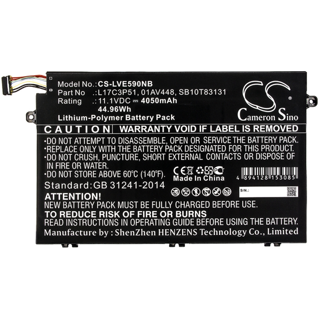 Batterier Ersätter L17C3P51