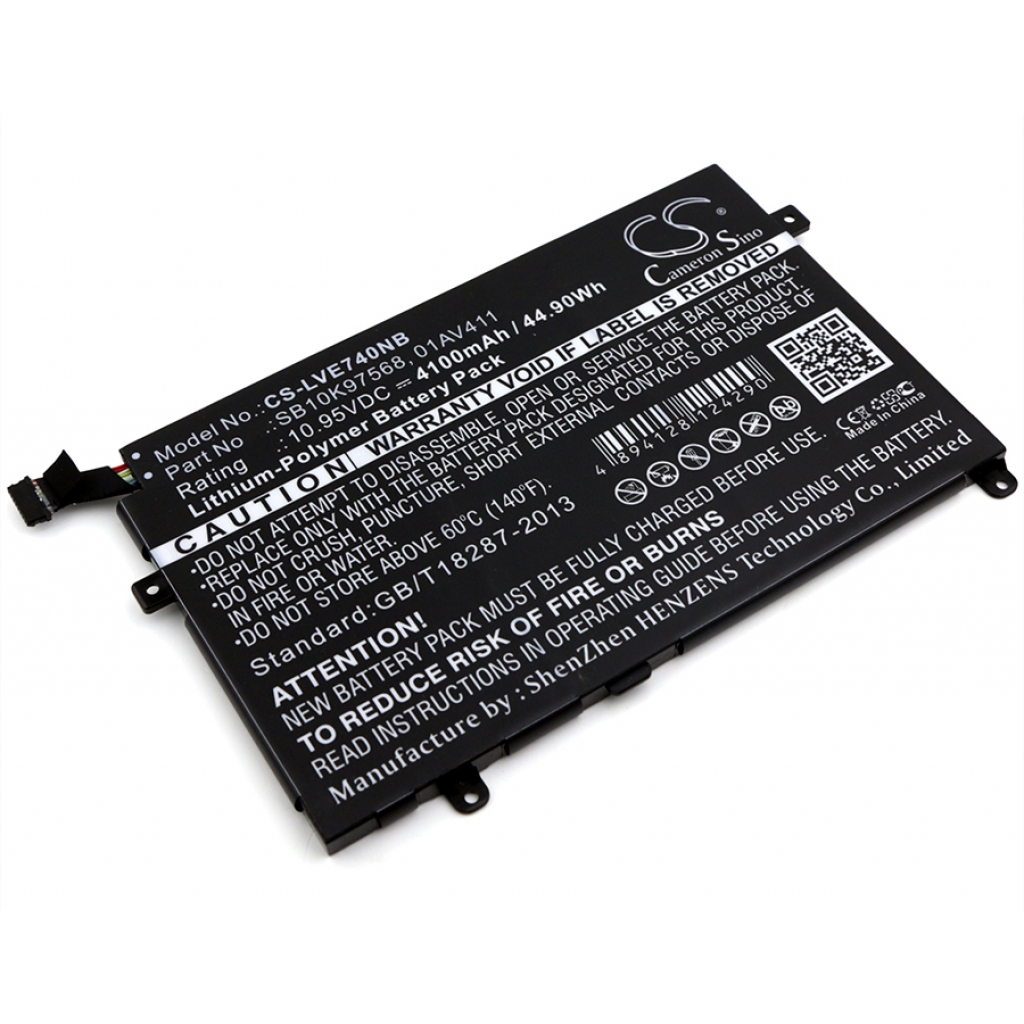 Batterier Ersätter ThinkPad E470 20H2S00400