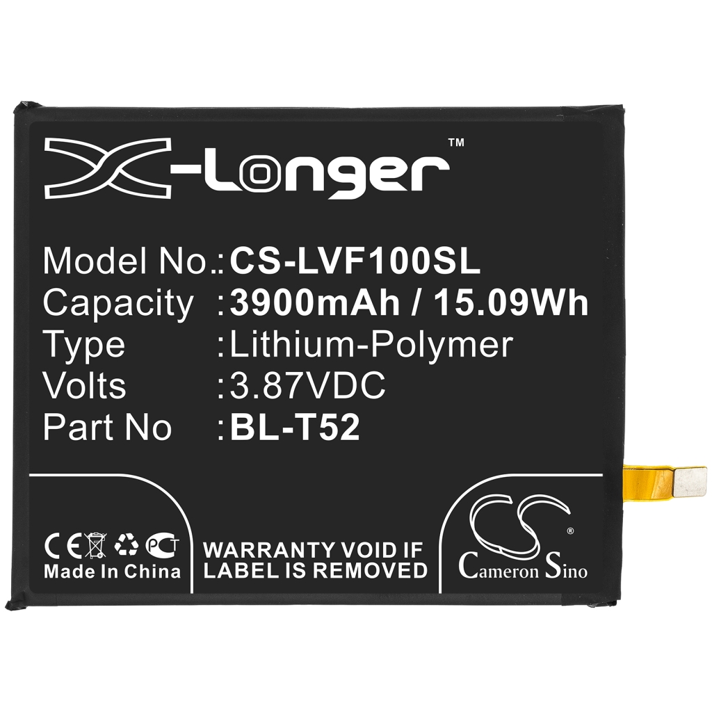 Batterier till mobiltelefoner LG CS-LVF100SL