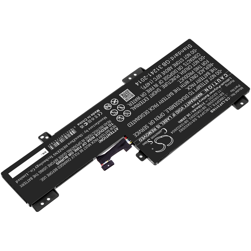 Batterier Ersätter IdeaPad Flex 3-11ADA05(82G4000VGE)