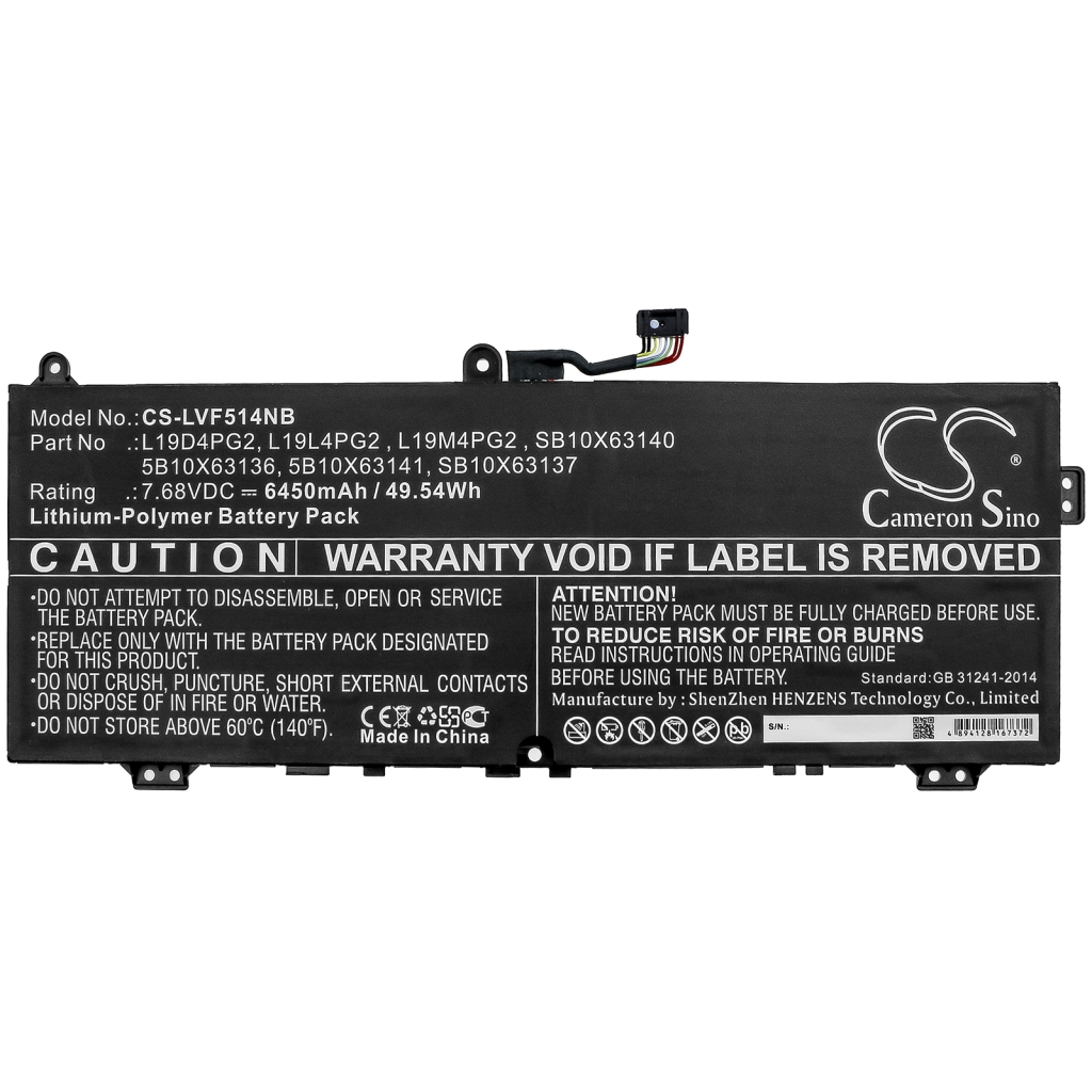 Battery Replaces 5B10X63141