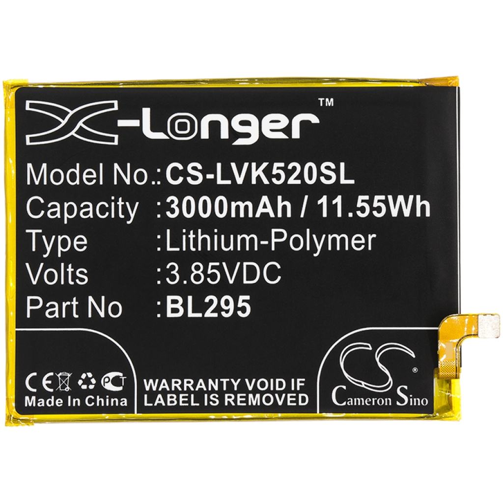 Batterier till mobiltelefoner Lenovo CS-LVK520SL