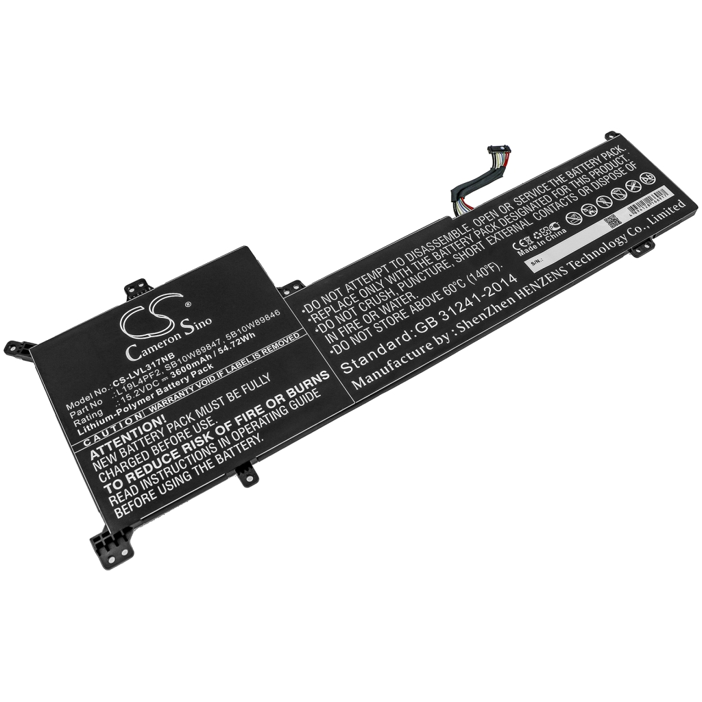 Batterier till bärbara datorer Lenovo CS-LVL317NB