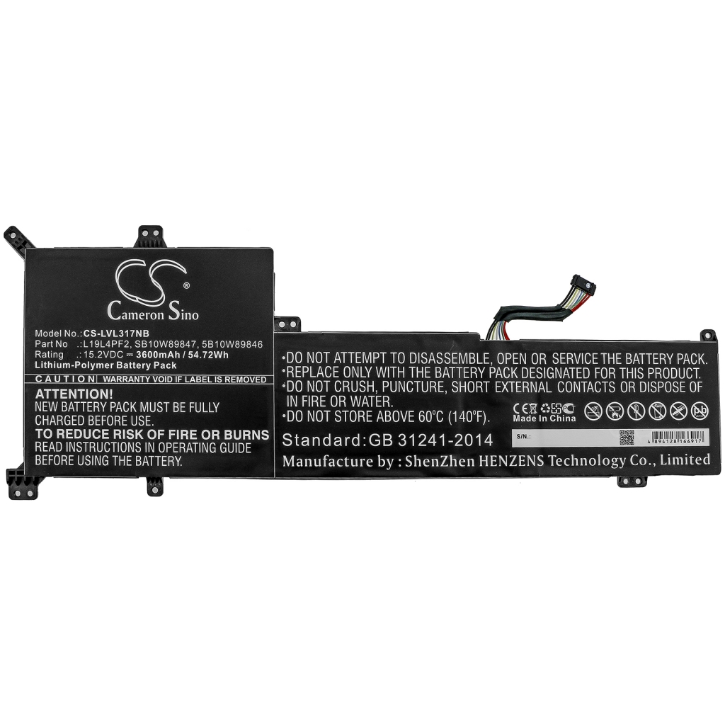 Batterier Ersätter IdeaPad 3-17IML05