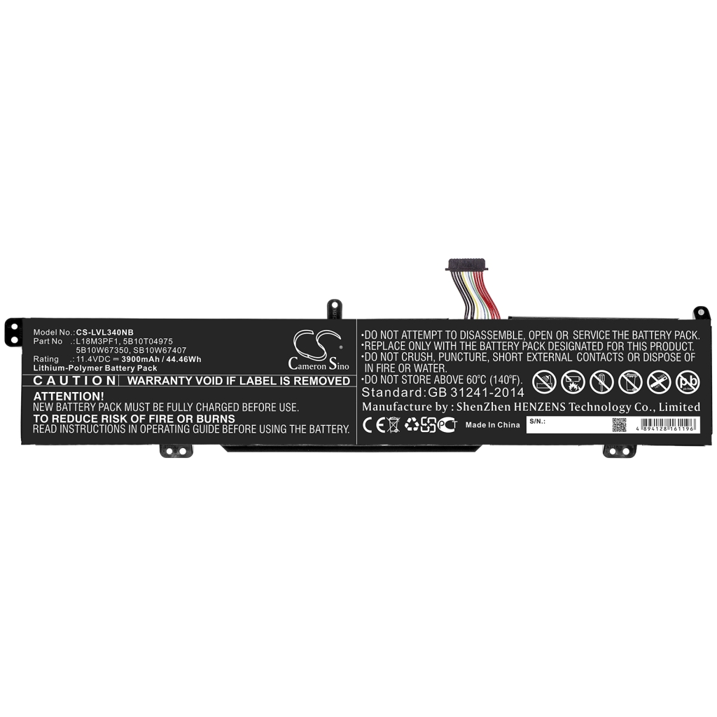 Batterier Ersätter L18M3PF1