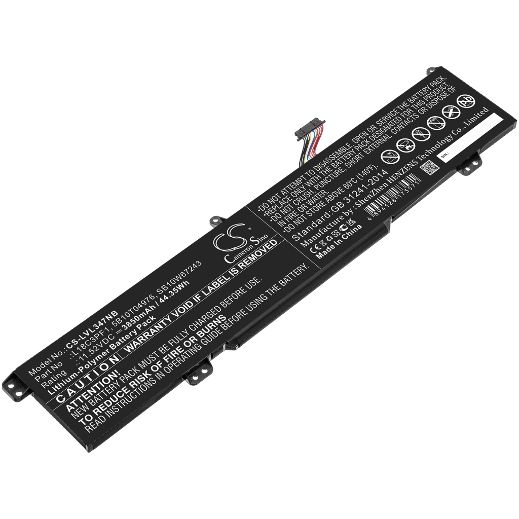 Batterier till bärbara datorer Lenovo CS-LVL347NB