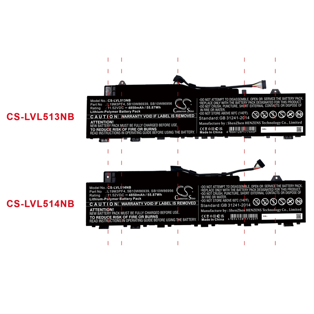 Notebook battery Lenovo IdeaPad 5 14ARE05