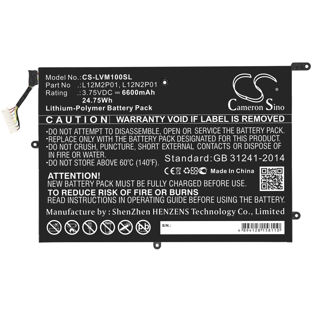 Battery Replaces L12N2P01