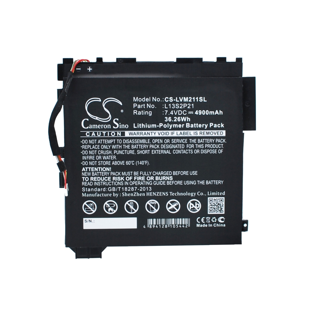 Batterier för surfplattor Lenovo CS-LVM211SL