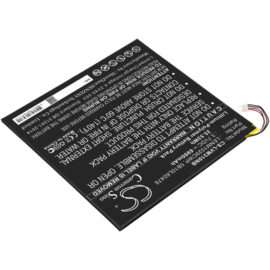 Batterier Ersätter MIIX 310-10ICR (80SG005SPB)