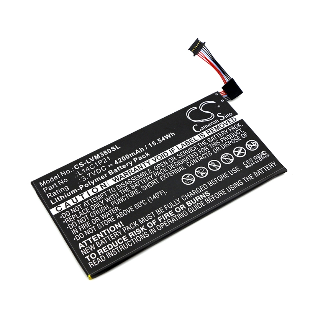 Batterier för surfplattor Lenovo CS-LVM380SL