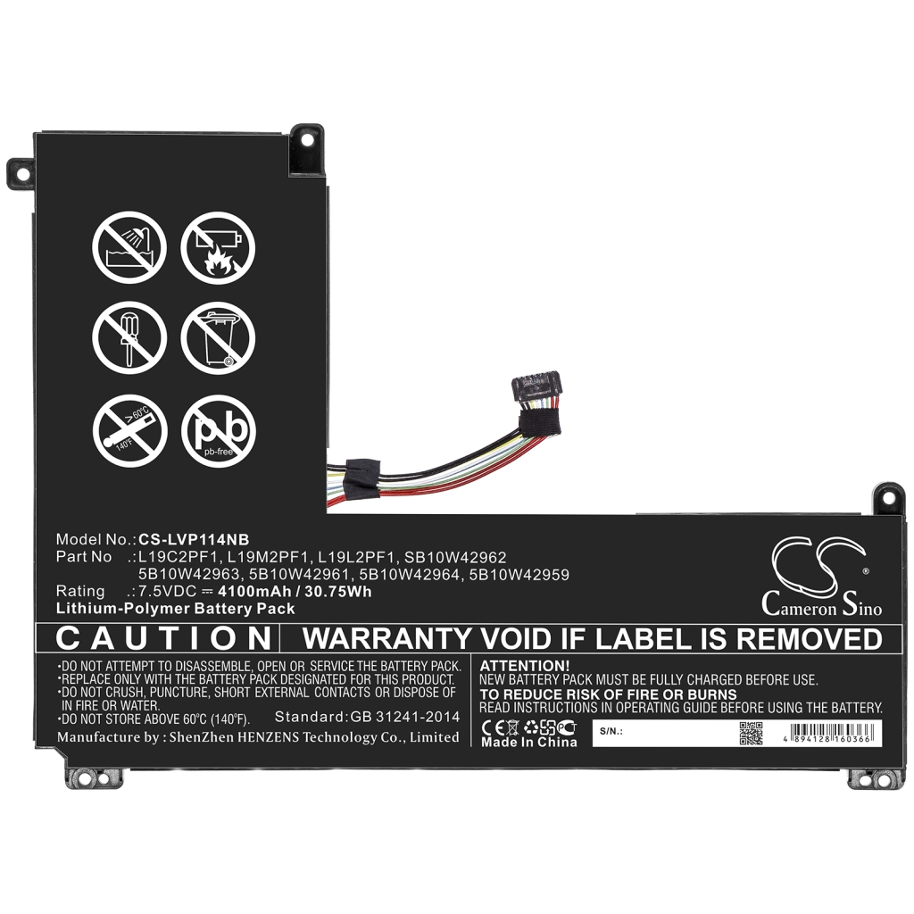 Battery Replaces 5B10W42964