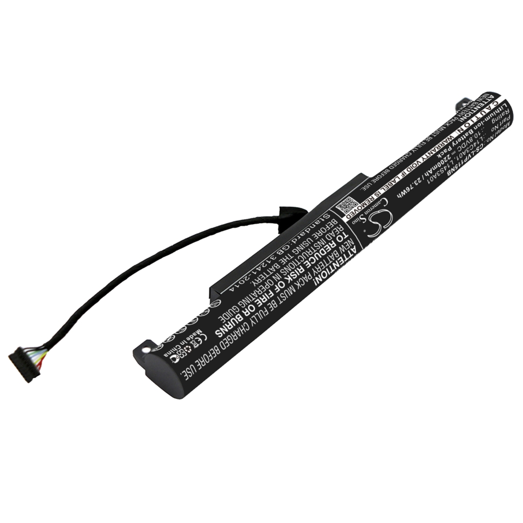 Batterier Ersätter IdeaPad 100-15IBY(80MJ00CQGE)