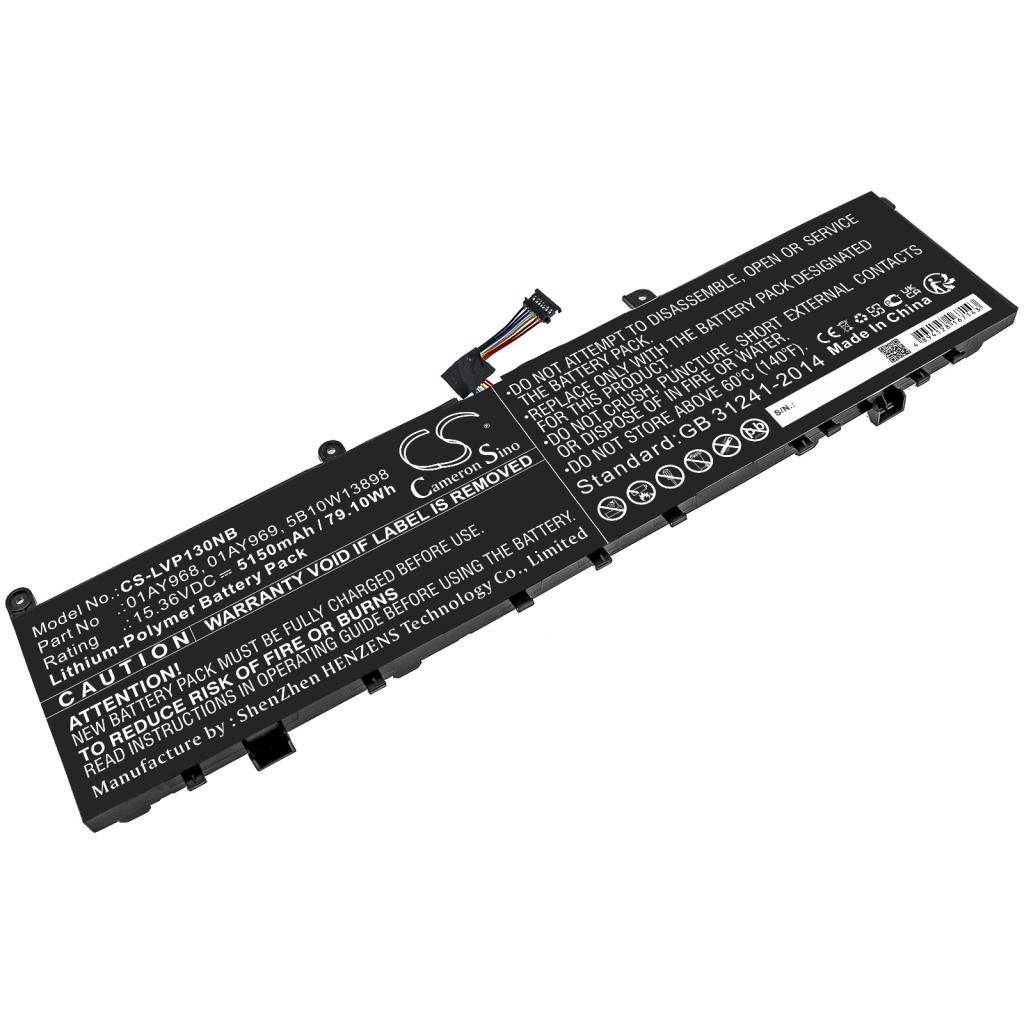 Batterier Ersätter ThinkPad X1 YINSHI 20MFA002CD