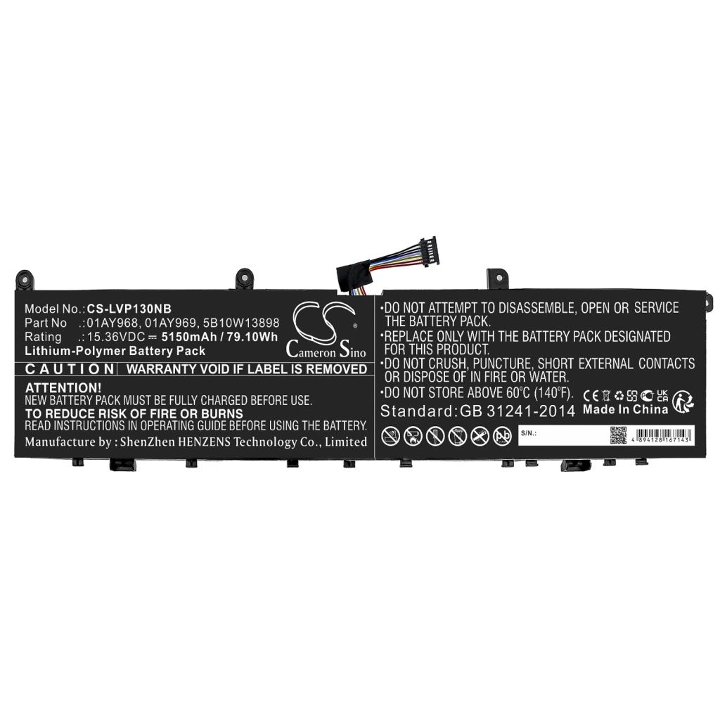 Battery Replaces 01AY968