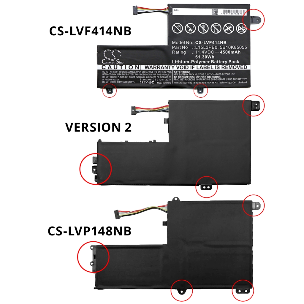 Notebook battery Lenovo CS-LVP148NB