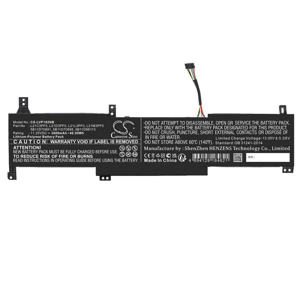 Batterier Ersätter IdeaPad 1 14IJL7-82LV004FKR