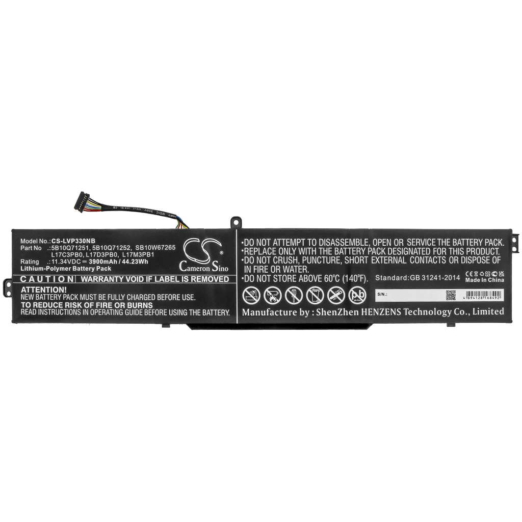 Batterier Ersätter Ideapad 330-15ICH(81FK0041GE)