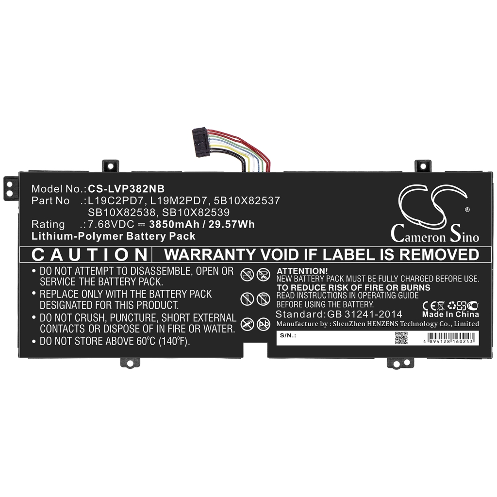 Battery Replaces 5B10X82536