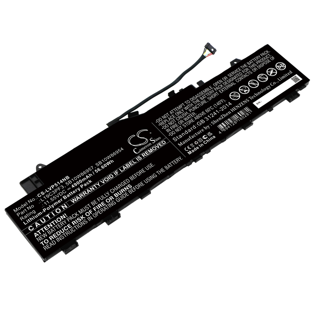 Batterier Ersätter IdeaPad 5 14ALC05 82LM00DCFR