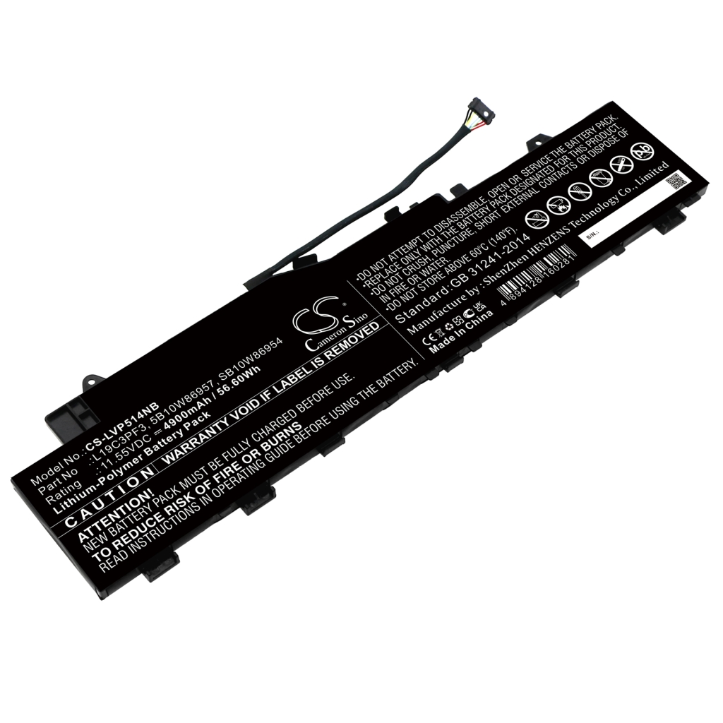 Batterier till bärbara datorer Lenovo CS-LVP514NB