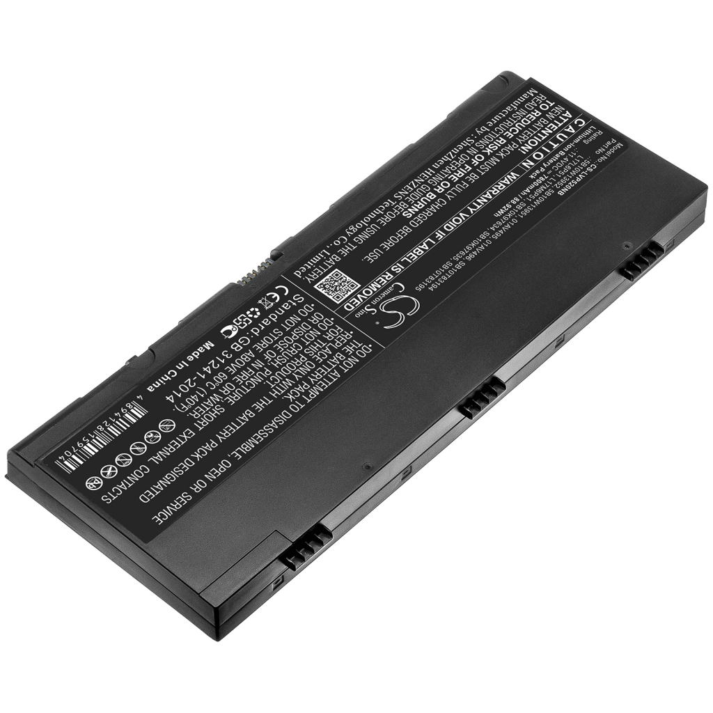 Batterier Ersätter ThinkPad P52(20M9A001CD)