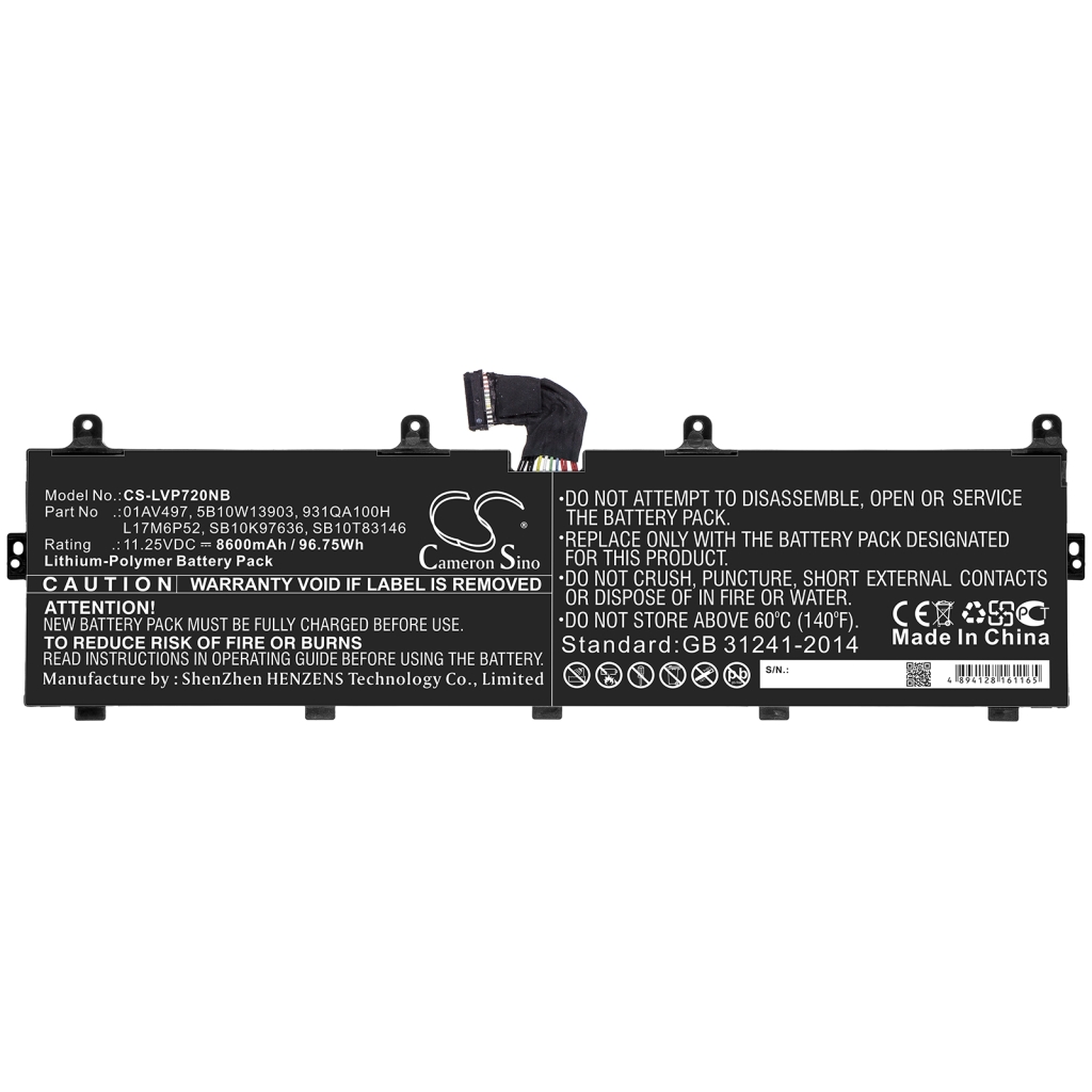 Battery Replaces L17M6P52