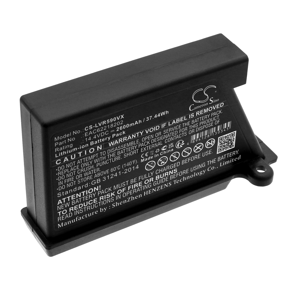 Batterier Ersätter VR 6560 LV