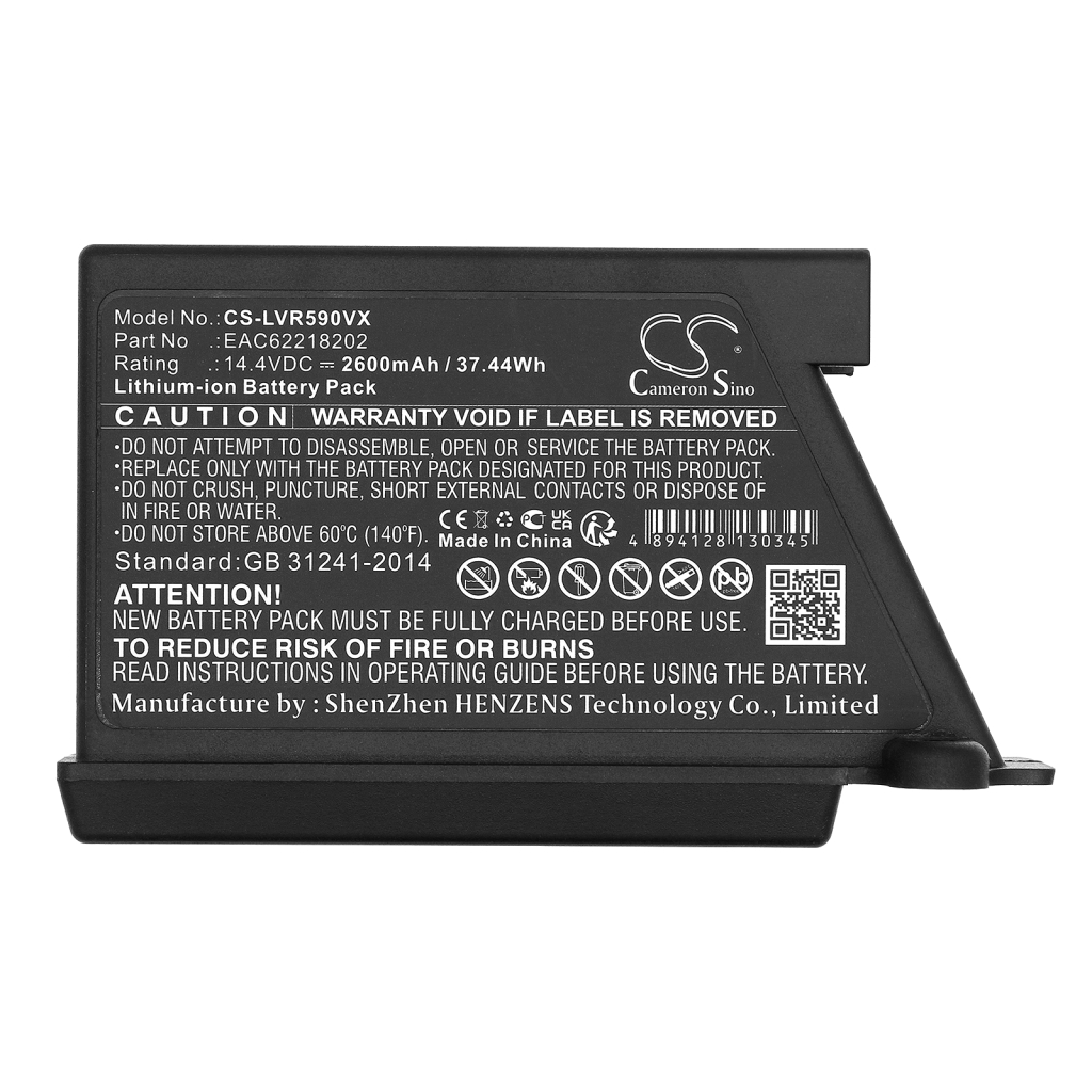 Vacuum Battery Lg VR34408LV