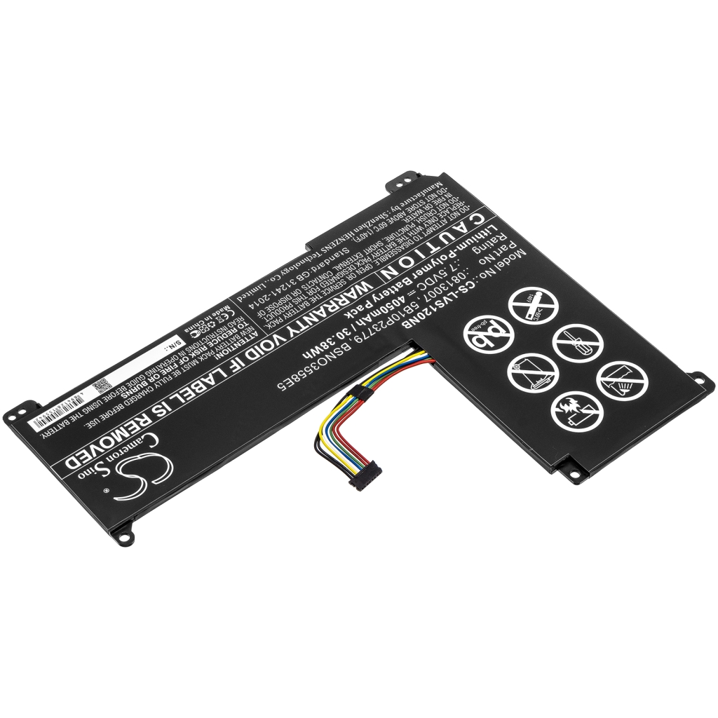 Batterier Ersätter IdeaPad 120S-14IAP (81A500C0GE)