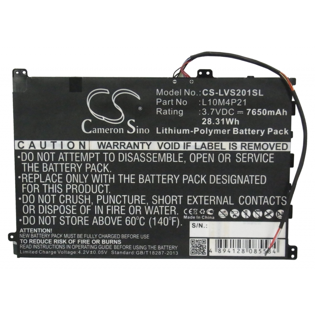 Batterier för surfplattor Lenovo CS-LVS201SL