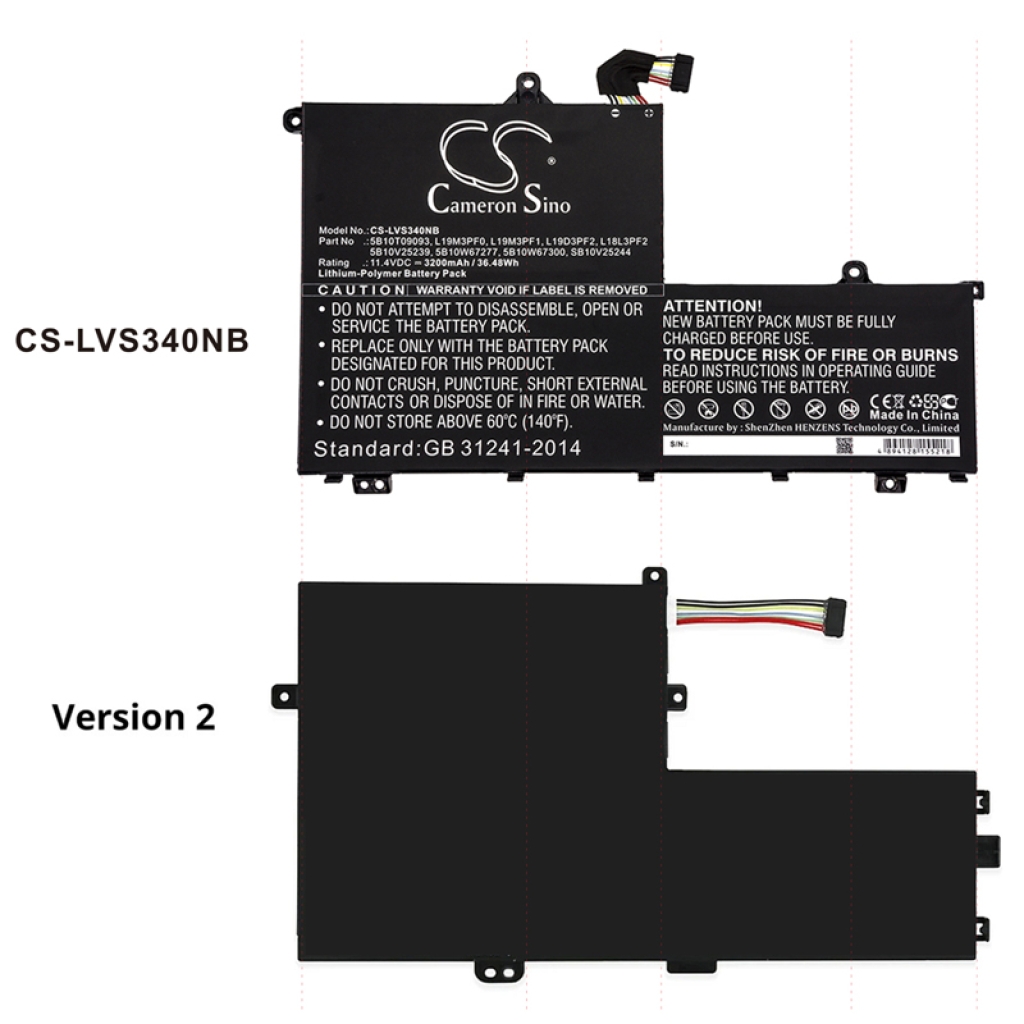 Battery Replaces L19M3PF1