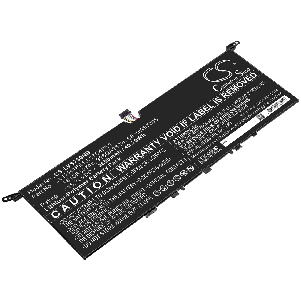 Batterier till bärbara datorer Lenovo CS-LVS730NB