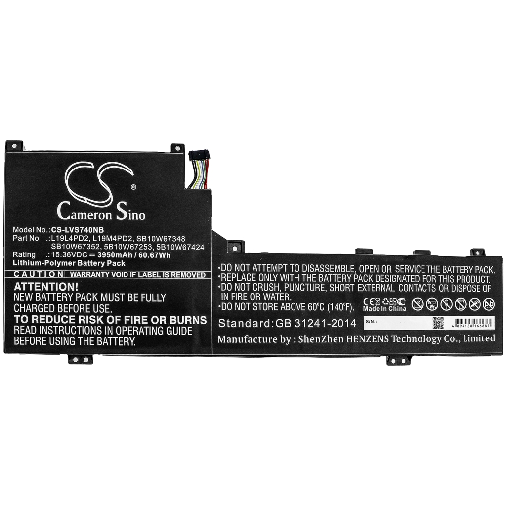 Battery Replaces 5B10W67424