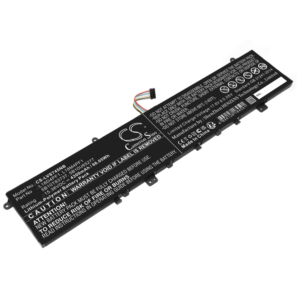 Batterier till bärbara datorer Lenovo CS-LVS745NB