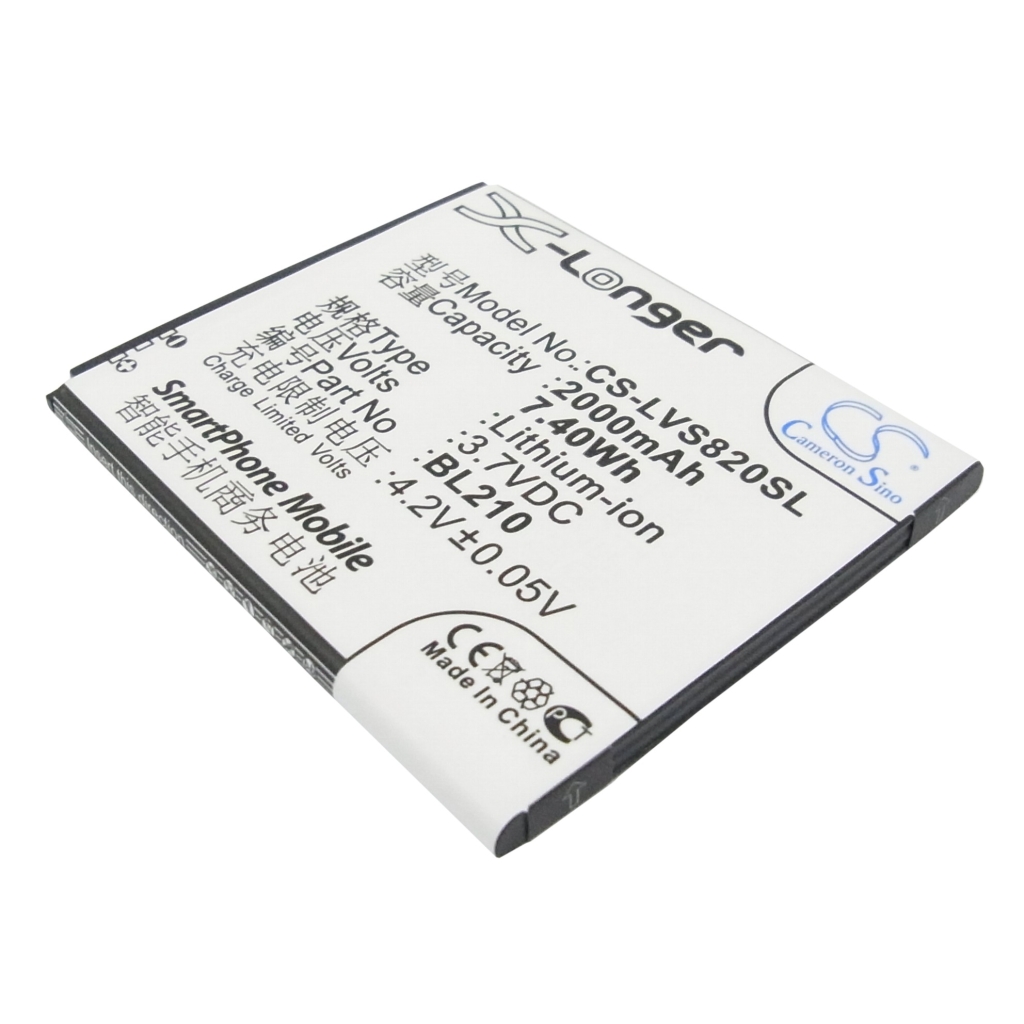 Mobile Phone Battery Lenovo S820e