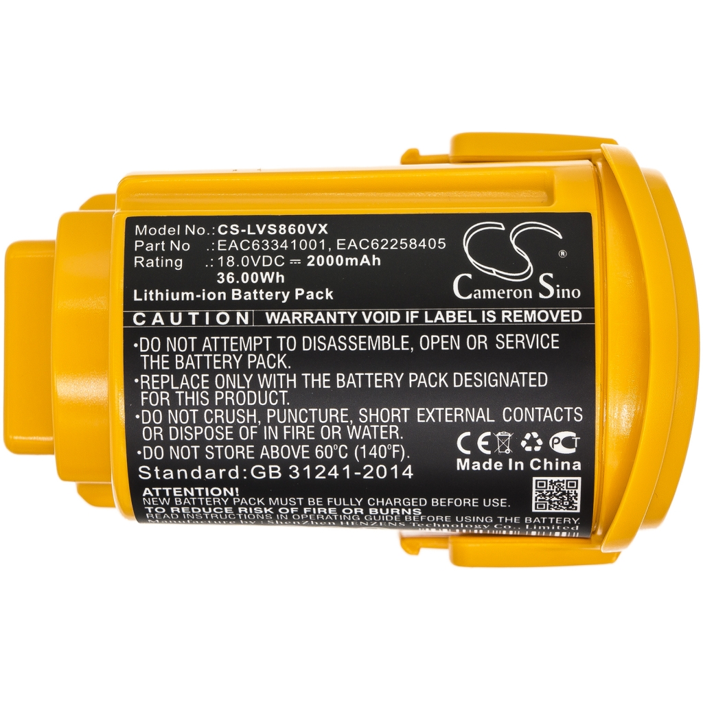Batterier Ersätter EAC62258401