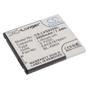 CS-LVS920SL<br />Batterier för  ersätter batteri EAC61678801