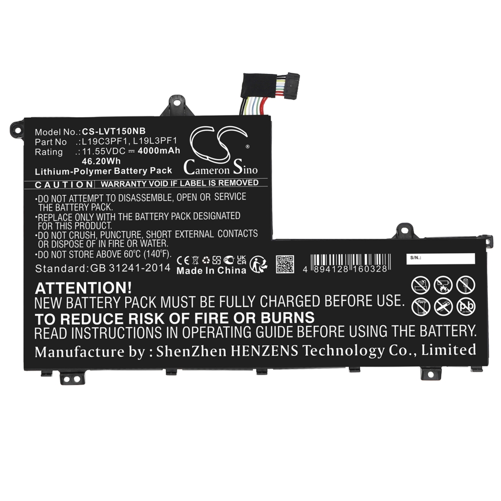 Battery Replaces L19C3PF1