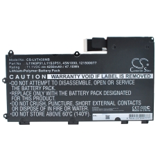 Kompatibel batteribyte för LENOVO  45N1091, 121500077, L11S3P51, 45N1090, L11N3P51...