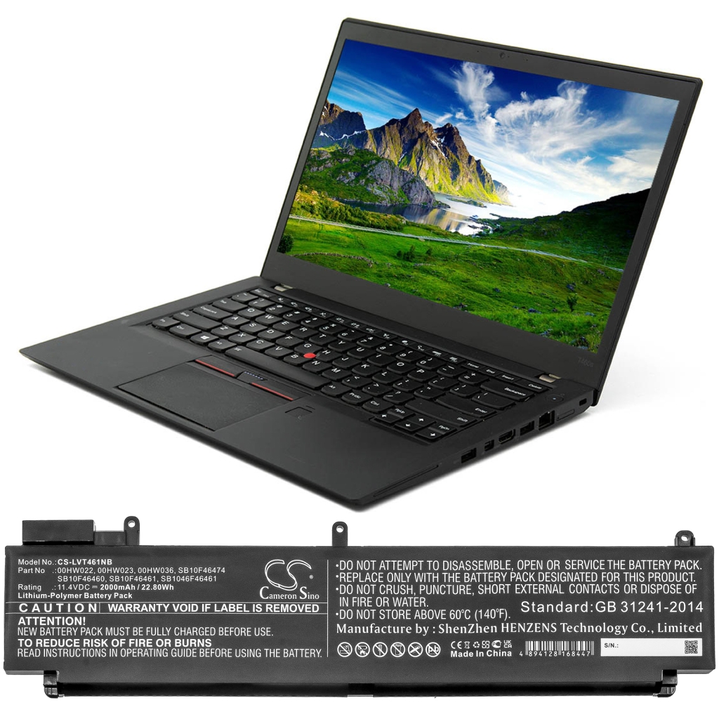 Notebook battery Lenovo T460s-2YCD