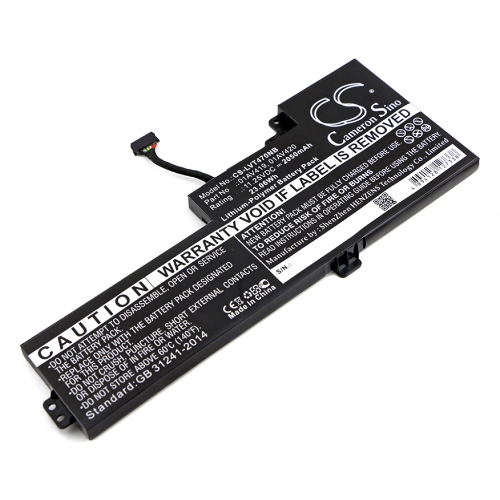 Batterier Ersätter ThinkPad T480(20L5A00NCD)